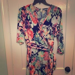 Pink Blush Maternity Floral Maxi Dress 3X